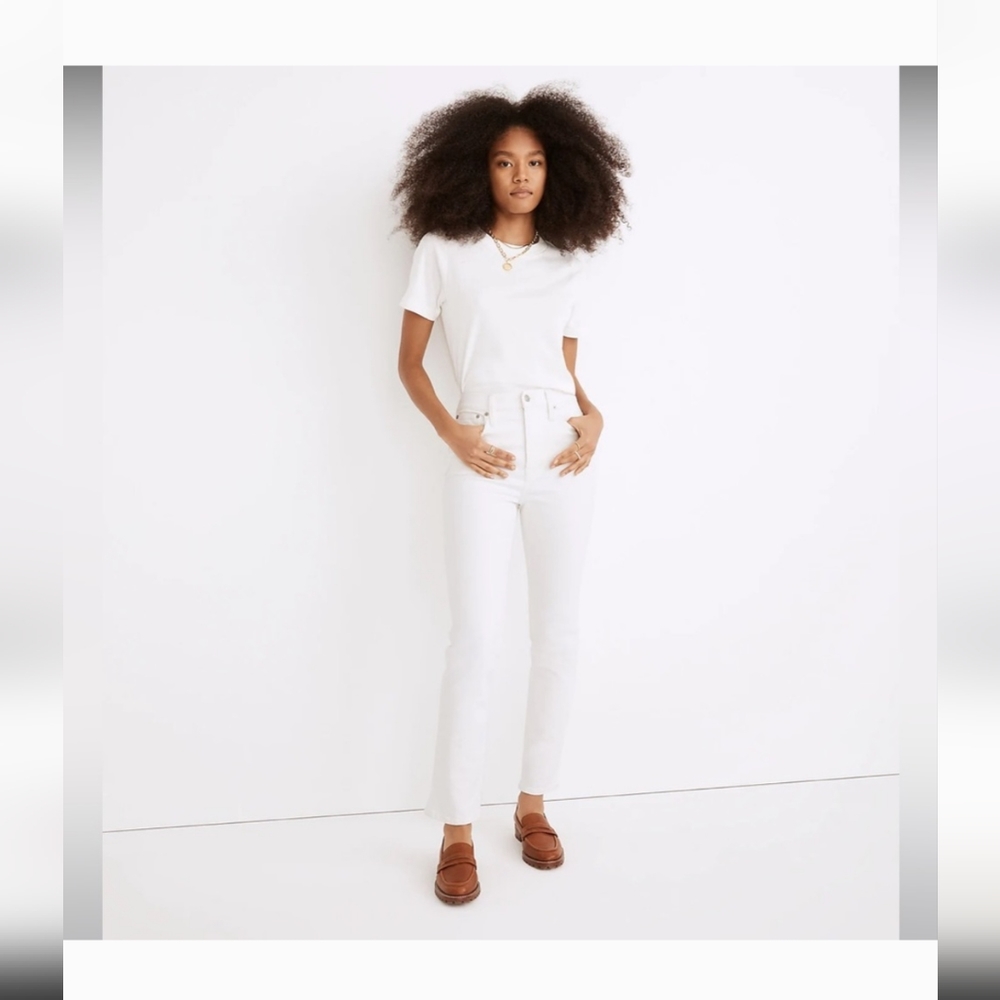Madewell the perfect vintage jeans white size 27p